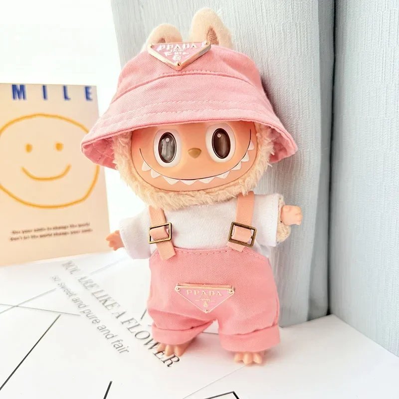 Anime Labubu Doll Clothes Fashion Overalls Labubu Idol V1 V2 Dolls Clothing Accessories 15/17cm Plush Doll Universal In stock Anime Labubu Doll Clothes Fashion Overalls Labubu Idol V1 V2 Dolls Clothing Accessories 15/17cm Plush Doll Universal In stock
