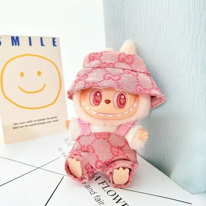 Anime Labubu Doll Clothes Fashion Overalls Labubu Idol V1 V2 Dolls Clothing Accessories 15/17cm Plush Doll Universal In stock Anime Labubu Doll Clothes Fashion Overalls Labubu Idol V1 V2 Dolls Clothing Accessories 15/17cm Plush Doll Universal In stock