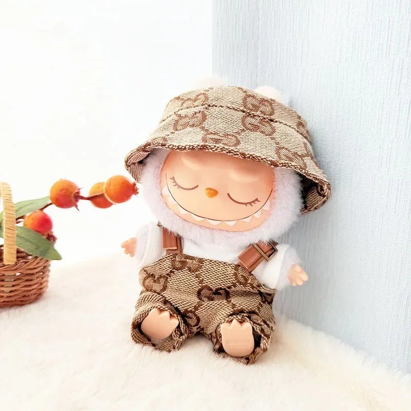 Anime Labubu Doll Clothes Fashion Overalls Labubu Idol V1 V2 Dolls Clothing Accessories 15/17cm Plush Doll Universal In stock Anime Labubu Doll Clothes Fashion Overalls Labubu Idol V1 V2 Dolls Clothing Accessories 15/17cm Plush Doll Universal In stock