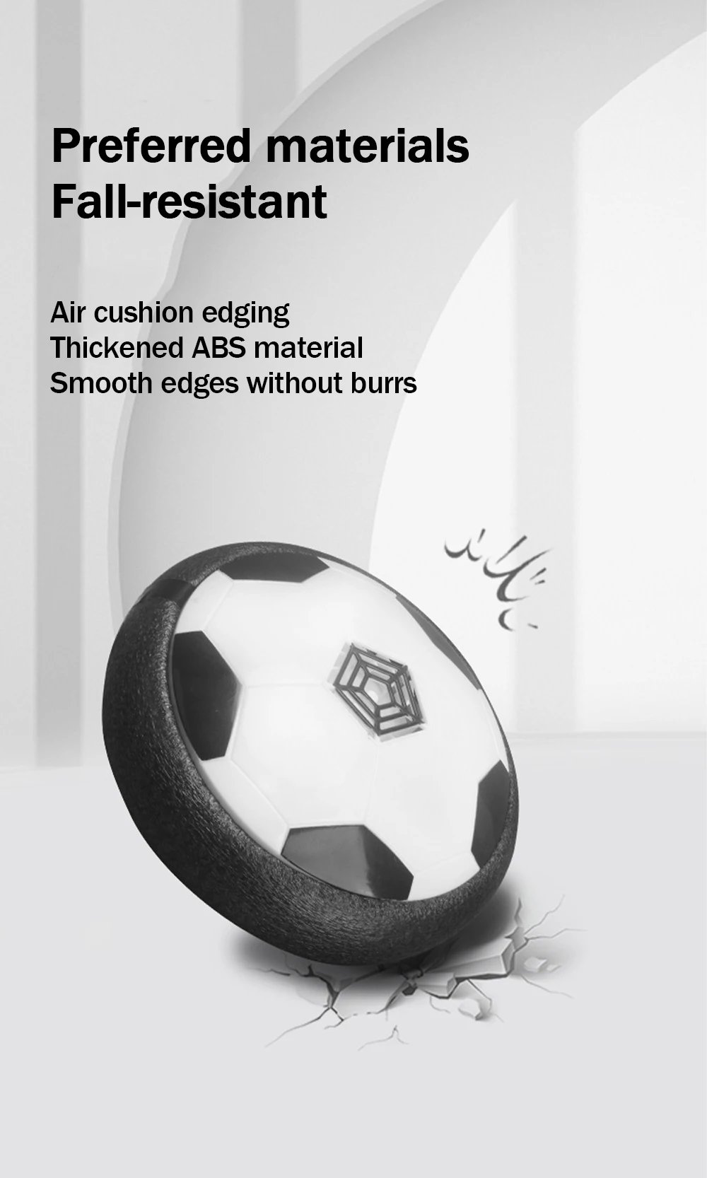 1 Pcs Battery Type Electric Light Air Cushion Indoor Parent Child Exercise Suspended Football