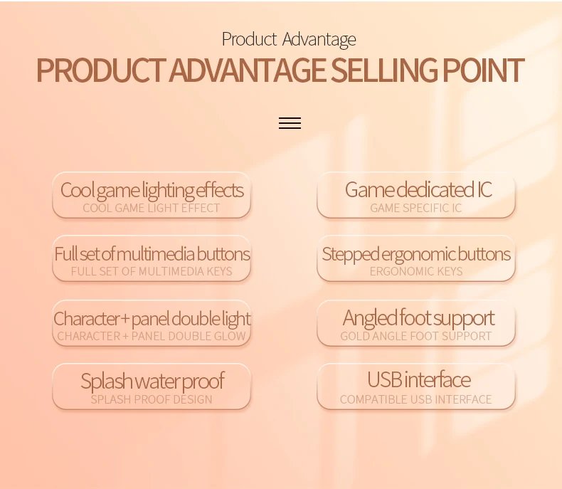 YINDIAO Keyboard Gaming Wired Laptop Desktops PC Computer Office Accessories Low Profile Gamer Keyboards With Numpad