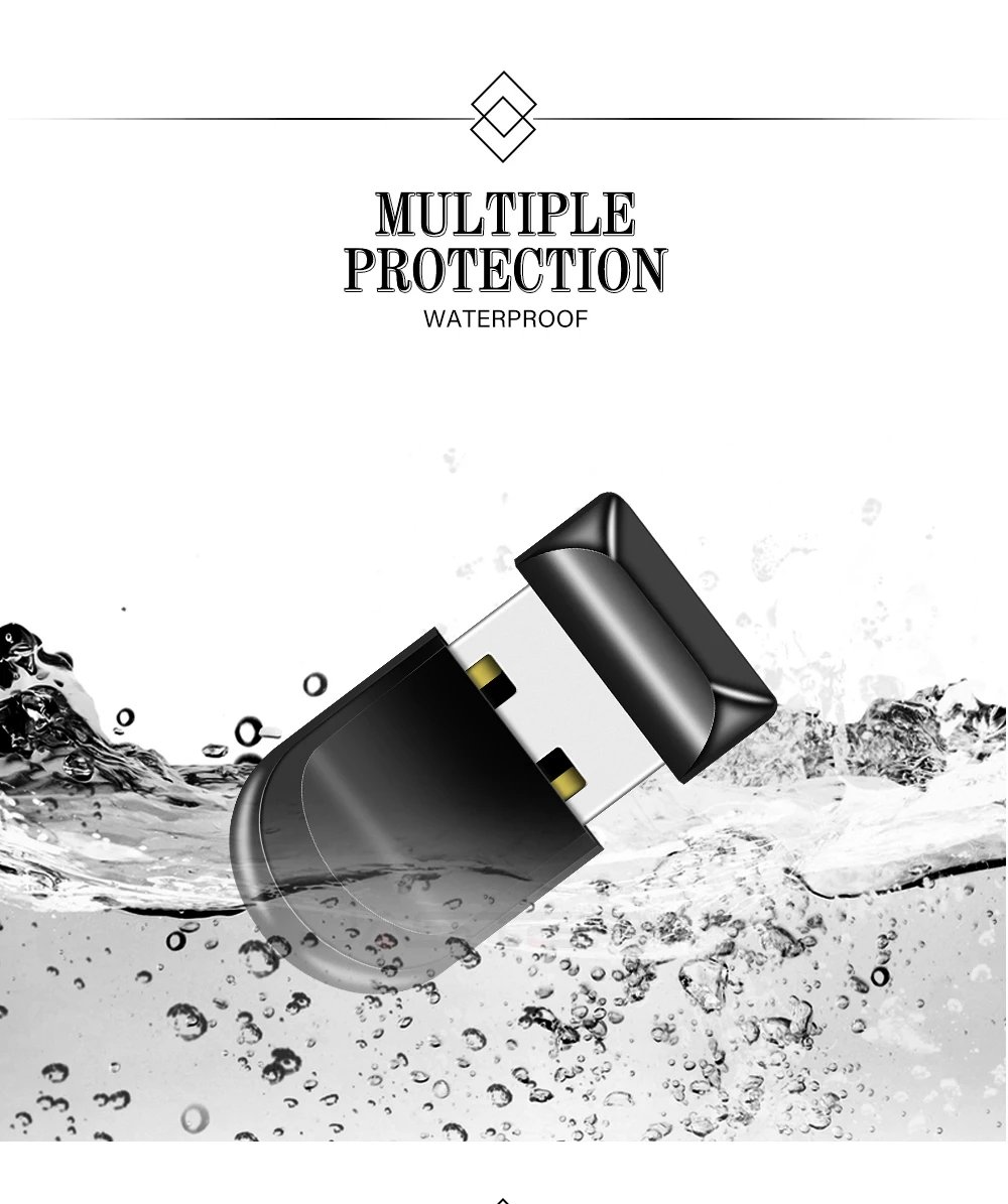 Black Mini Pen Drive 128GB High Speed Memory Stick Pen drive 64GB USB 2.0 Oval Flash Drive Convenient Business Gifts Key Chain