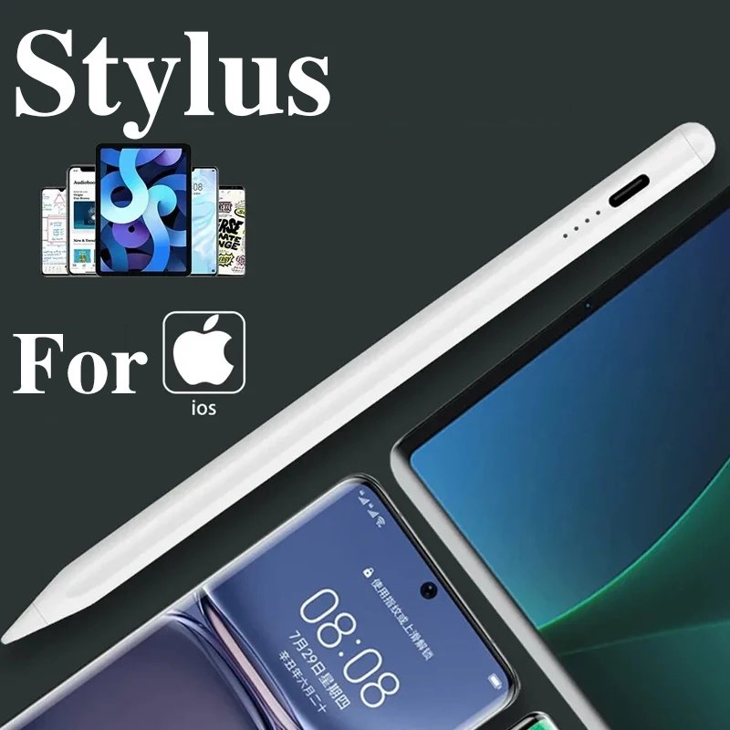 #For Apple Pencil 2 1 Palm Rejection Power Display iPad Accessories iPad 2022 2021 2020 2019 2018 Pro 11 12.9 Air Mini Stylus Pe