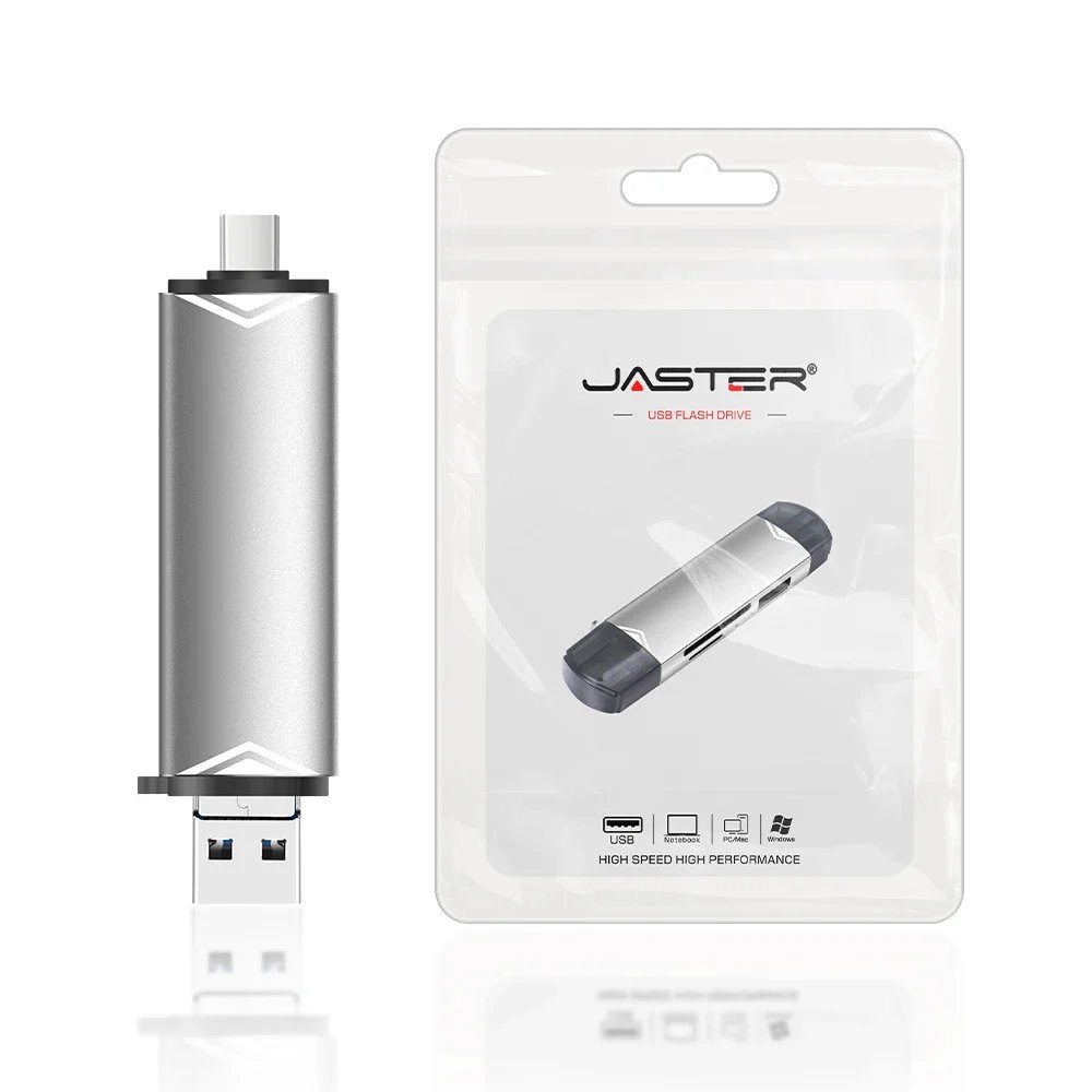 JASTER 6 In 1 Multifunction USB 3.0 Card Reader U Disk TYPE-C/Usb/Tf/Sd Flash Drive Memory Card for Adapter Phone Laptop Compute JASTER 6 In 1 Multifunction USB 3.0 Card Reader U Disk TYPE-C/Usb/Tf/Sd Flash Drive Memory Card for Adapter Phone Laptop Compute