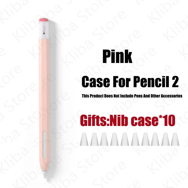 Silicone Pencil Case For Apple Pencil 2nd 1st Tablet Touch Stylus Pouch Portable Protective Cover