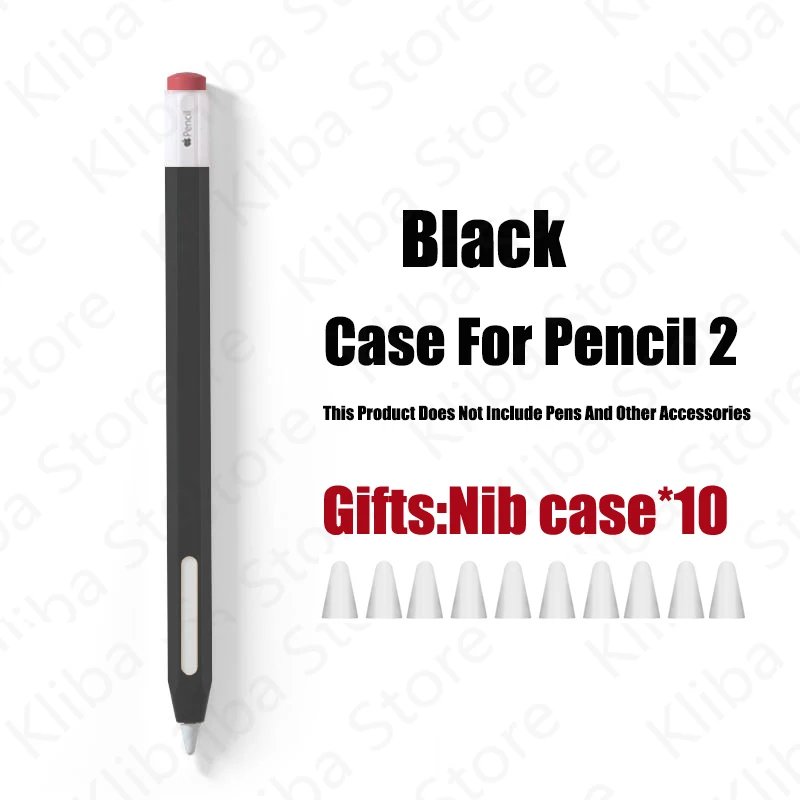 Silicone Pencil Case For Apple Pencil 2nd 1st Tablet Touch Stylus Pouch Portable Protective Cover