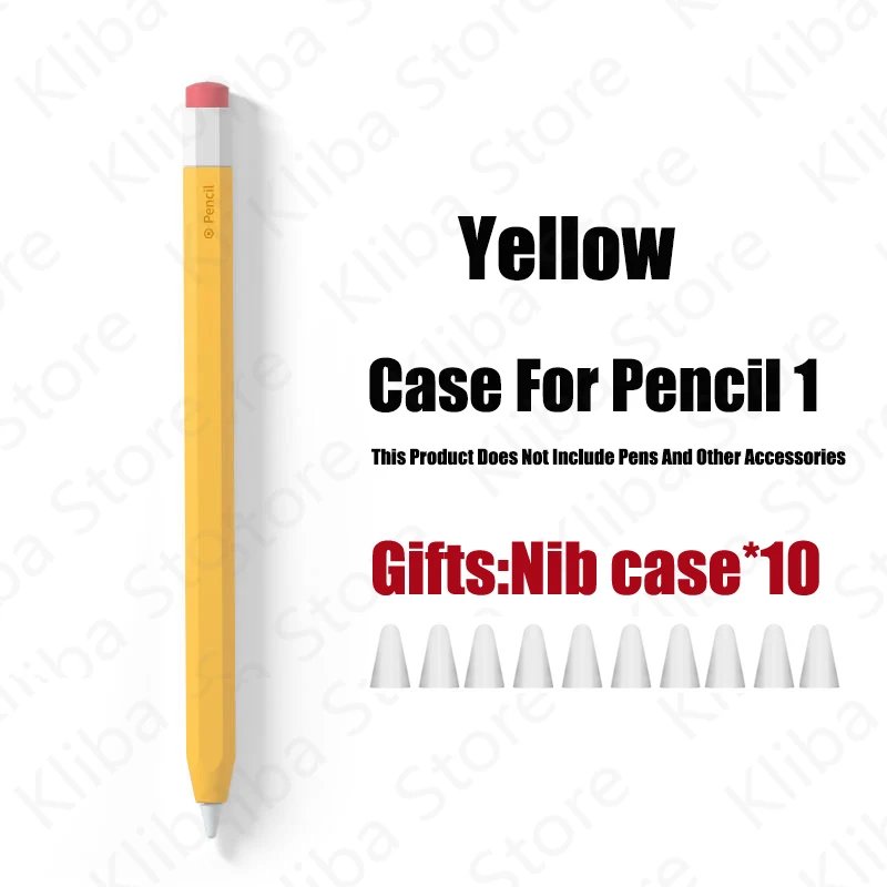 Silicone Pencil Case For Apple Pencil 2nd 1st Tablet Touch Stylus Pouch Portable Protective Cover