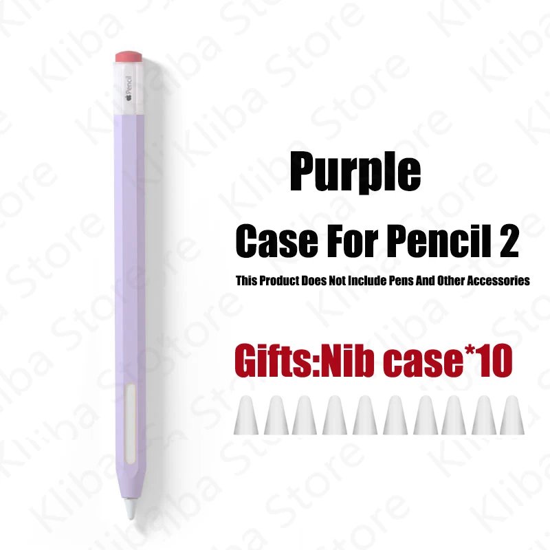 Silicone Pencil Case For Apple Pencil 2nd 1st Tablet Touch Stylus Pouch Portable Protective Cover