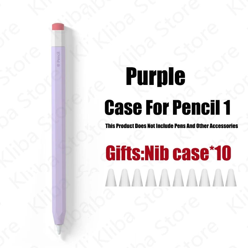 Silicone Pencil Case For Apple Pencil 2nd 1st Tablet Touch Stylus Pouch Portable Protective Cover