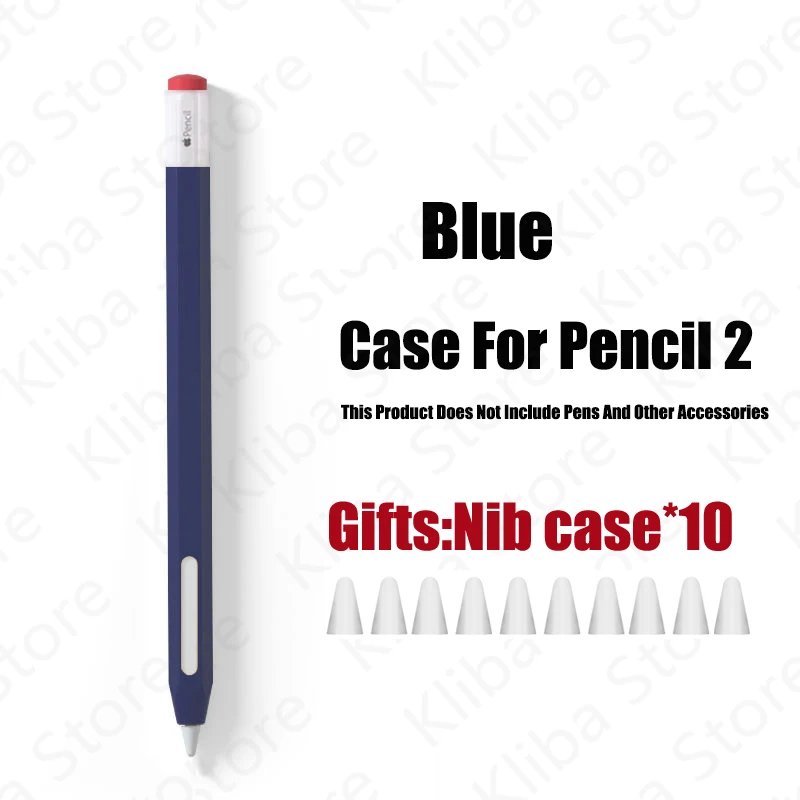 Silicone Pencil Case For Apple Pencil 2nd 1st Tablet Touch Stylus Pouch Portable Protective Cover