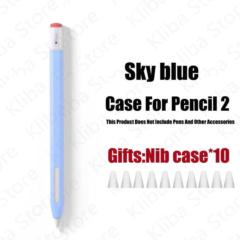 Silicone Pencil Case For Apple Pencil 2nd 1st Tablet Touch Stylus Pouch Portable Protective Cover