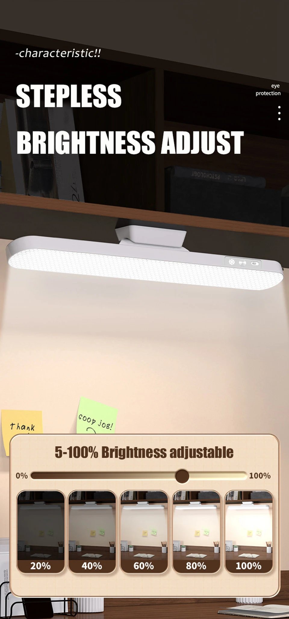 LED Table Lamp Magnetic Hanging USB Rechargeable Desk Lamp 3 Color Reading Light Dimmable Cabinet Closet Wardrobe Night Light LED Table Lamp Magnetic Hanging USB Rechargeable Desk Lamp 3 Color Reading Light Dimmable Cabinet Closet Wardrobe Night Light