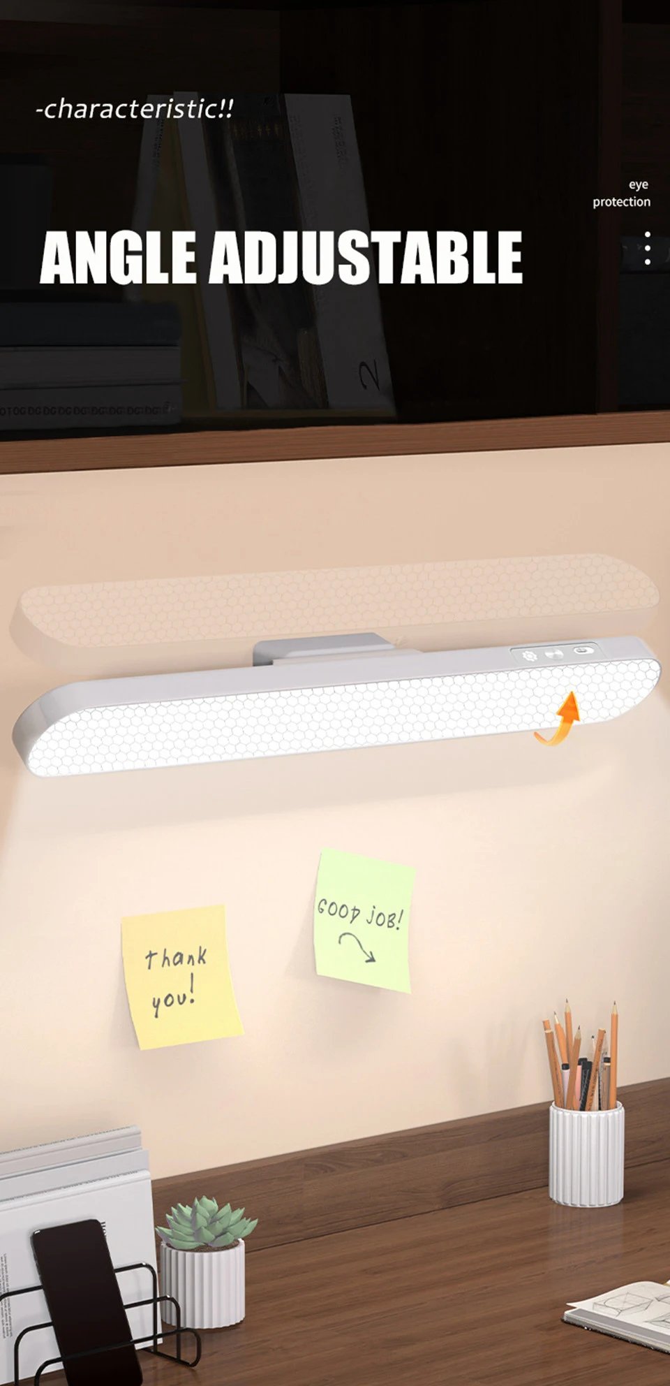 LED Table Lamp Magnetic Hanging USB Rechargeable Desk Lamp 3 Color Reading Light Dimmable Cabinet Closet Wardrobe Night Light LED Table Lamp Magnetic Hanging USB Rechargeable Desk Lamp 3 Color Reading Light Dimmable Cabinet Closet Wardrobe Night Light