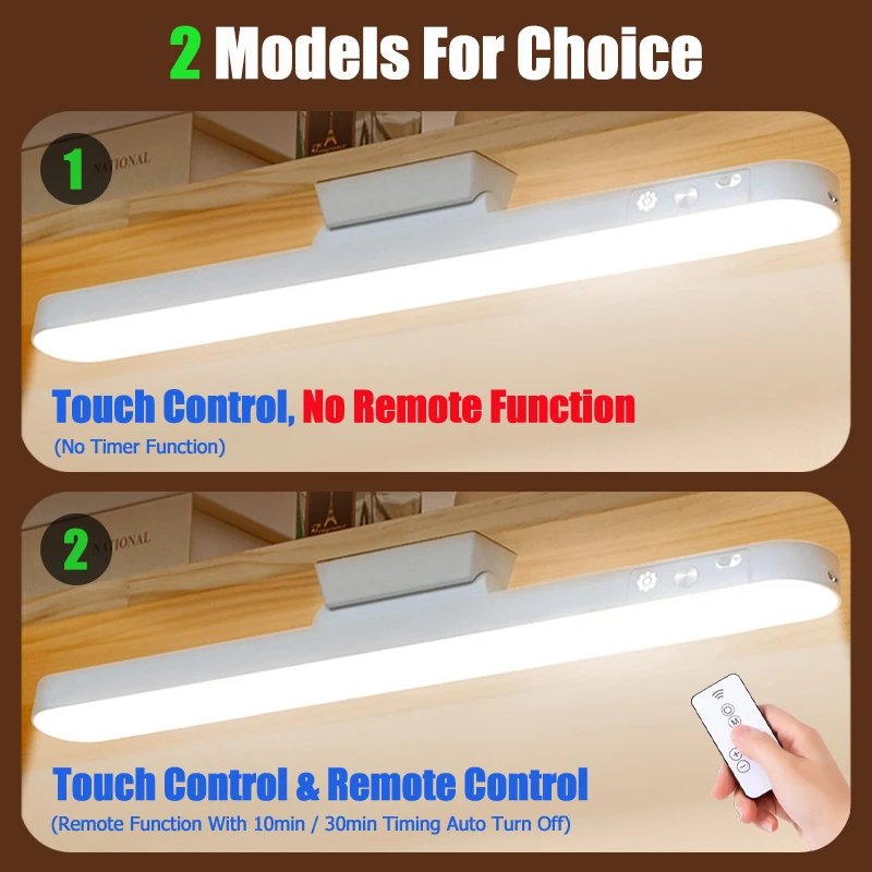 LED Table Lamp Magnetic Hanging USB Rechargeable Desk Lamp 3 Color Reading Light Dimmable Cabinet Closet Wardrobe Night Light LED Table Lamp Magnetic Hanging USB Rechargeable Desk Lamp 3 Color Reading Light Dimmable Cabinet Closet Wardrobe Night Light