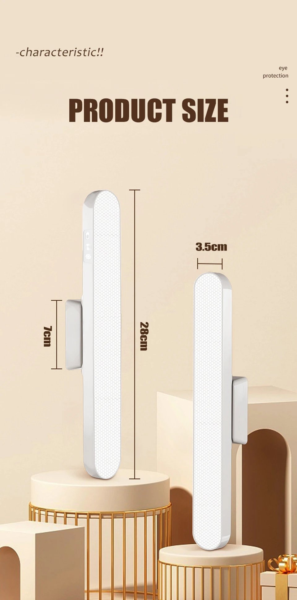 LED Table Lamp Magnetic Hanging USB Rechargeable Desk Lamp 3 Color Reading Light Dimmable Cabinet Closet Wardrobe Night Light LED Table Lamp Magnetic Hanging USB Rechargeable Desk Lamp 3 Color Reading Light Dimmable Cabinet Closet Wardrobe Night Light