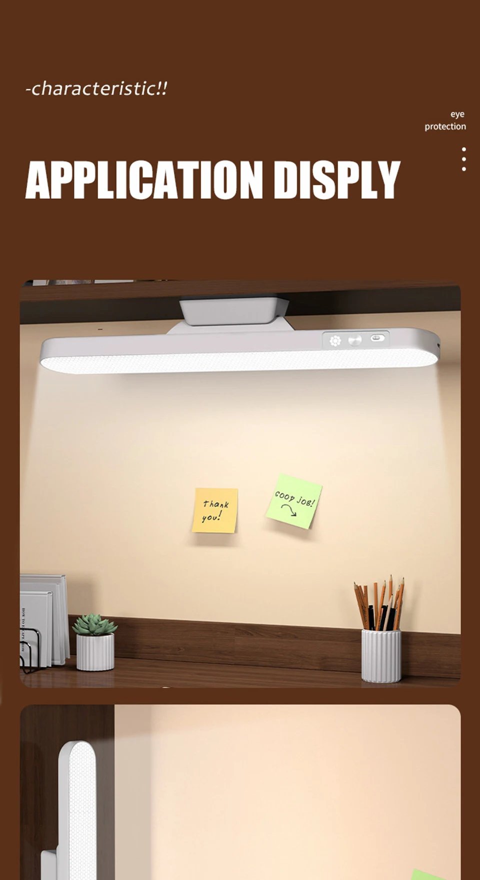 LED Table Lamp Magnetic Hanging USB Rechargeable Desk Lamp 3 Color Reading Light Dimmable Cabinet Closet Wardrobe Night Light LED Table Lamp Magnetic Hanging USB Rechargeable Desk Lamp 3 Color Reading Light Dimmable Cabinet Closet Wardrobe Night Light