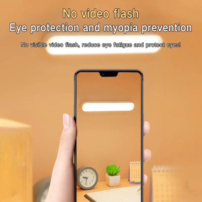LED Night Light Desk Lamp USB Rechargeable Magnetic Dimming Table Lamp Computer Study Office Reading Stand Light for Bedroom LED Night Light Desk Lamp USB Rechargeable Magnetic Dimming Table Lamp Computer Study Office Reading Stand Light for Bedroom