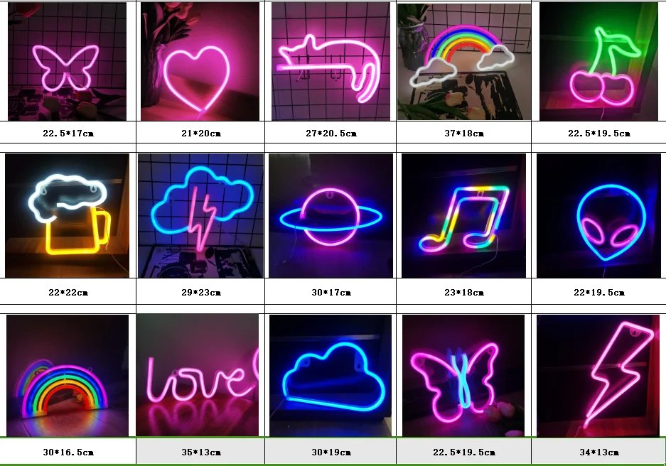 LED neon sign, USB/battery for bar, bedroom, game room, wedding party, wall decoration, Christmas gift