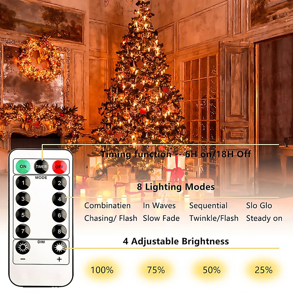 5M/10M/20M USB LED String Lights Copper Silver Wire Garland Light Waterproof Fairy Lights For Christmas Wedding Party Decorative
