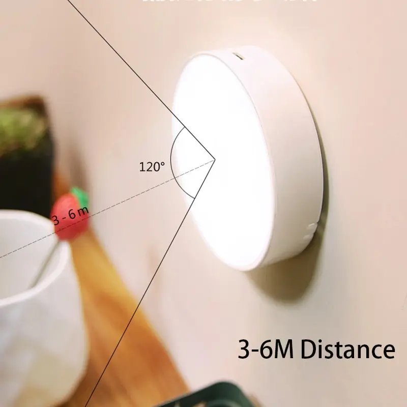 LED Smart Human Body Sensor Night Lamp Emergency Automatic Lighting USB Charging Wireless Magentic Suction Use Night Light LED Smart Human Body Sensor Night Lamp Emergency Automatic Lighting USB Charging Wireless Magentic Suction Use Night Light