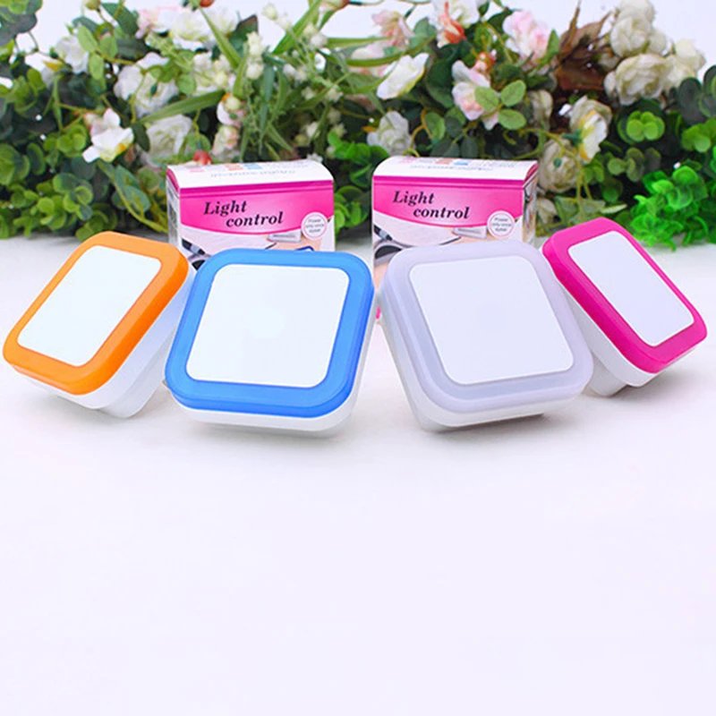 Wireless LED Night Light Sensor Lighting Mini EU/US Plug Night Lights For Children Room Bedroom Living Room Decoration Lighting