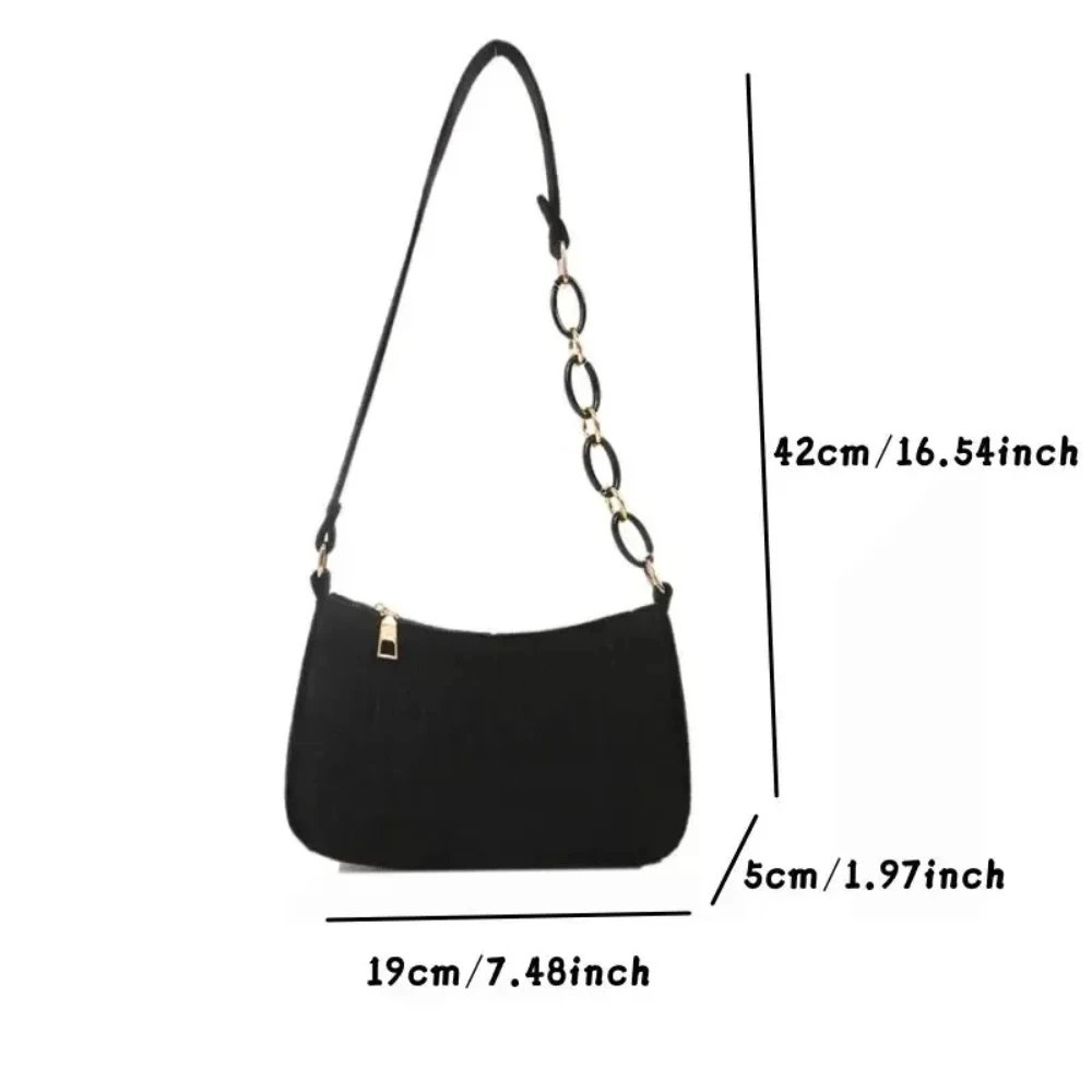 Popular Retro Gentle Temperament Small Square Bag 2024 Autumn Shoulder Handheld Fashion Casual Yankee Underarm Small Square Bag