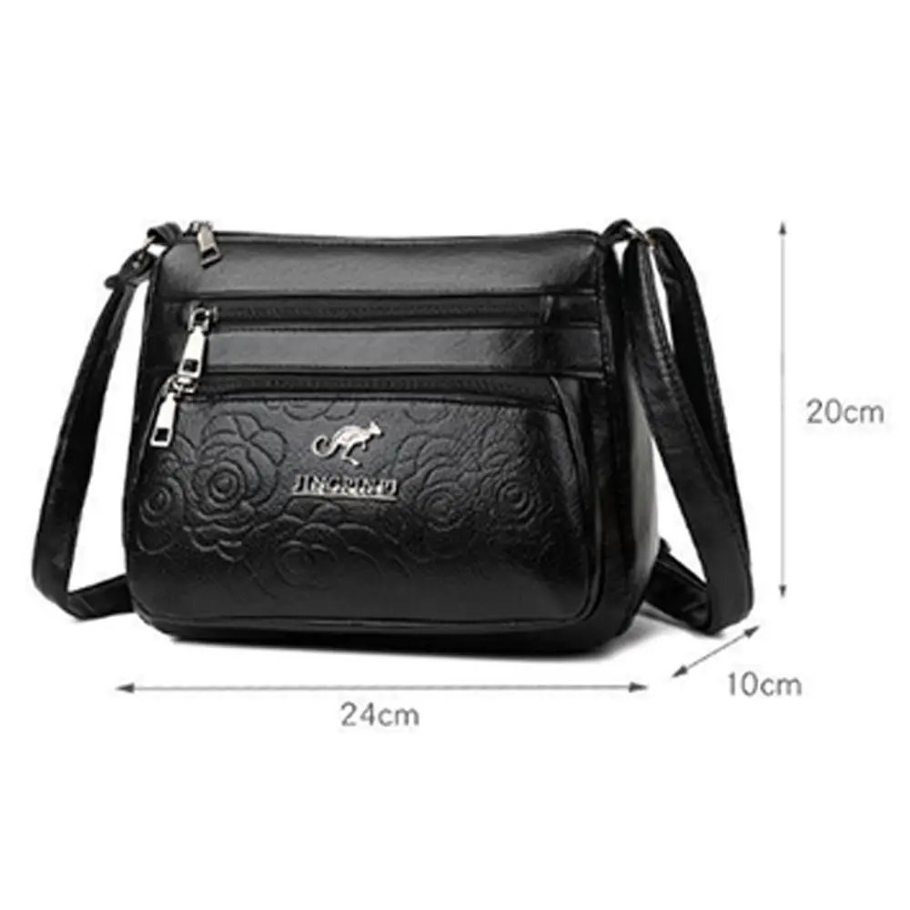 Women's Bag Middle-aged Bag Mother's Bag Fashion Multi-layer Large Capacity Single Shoulder Mother-in-law Buy Vegetable Bag