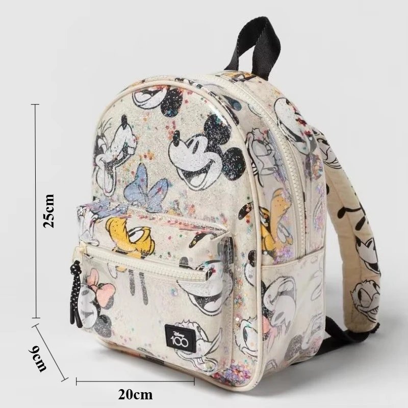 Disney Mickey Mouse Cartoon Fashion Backpack Women's Minnie Canvas School Bag Fashion Large Capacity Backpack Girls Mochila Disney Mickey Mouse Cartoon Fashion Backpack Women's Minnie Canvas School Bag Fashion Large Capacity Backpack Girls Mochila