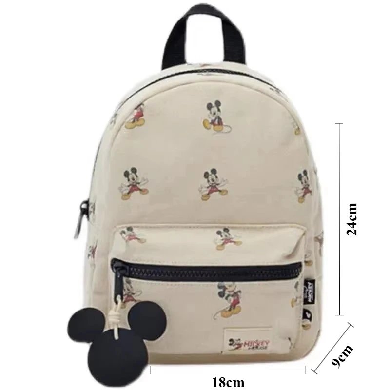 Disney Mickey Mouse Cartoon Fashion Backpack Women's Minnie Canvas School Bag Fashion Large Capacity Backpack Girls Mochila Disney Mickey Mouse Cartoon Fashion Backpack Women's Minnie Canvas School Bag Fashion Large Capacity Backpack Girls Mochila