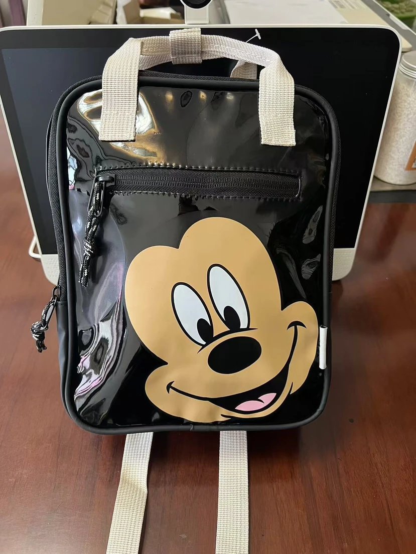 Disney Mickey Mouse Cartoon Fashion Backpack Women's Minnie Canvas School Bag Fashion Large Capacity Backpack Girls Mochila Disney Mickey Mouse Cartoon Fashion Backpack Women's Minnie Canvas School Bag Fashion Large Capacity Backpack Girls Mochila