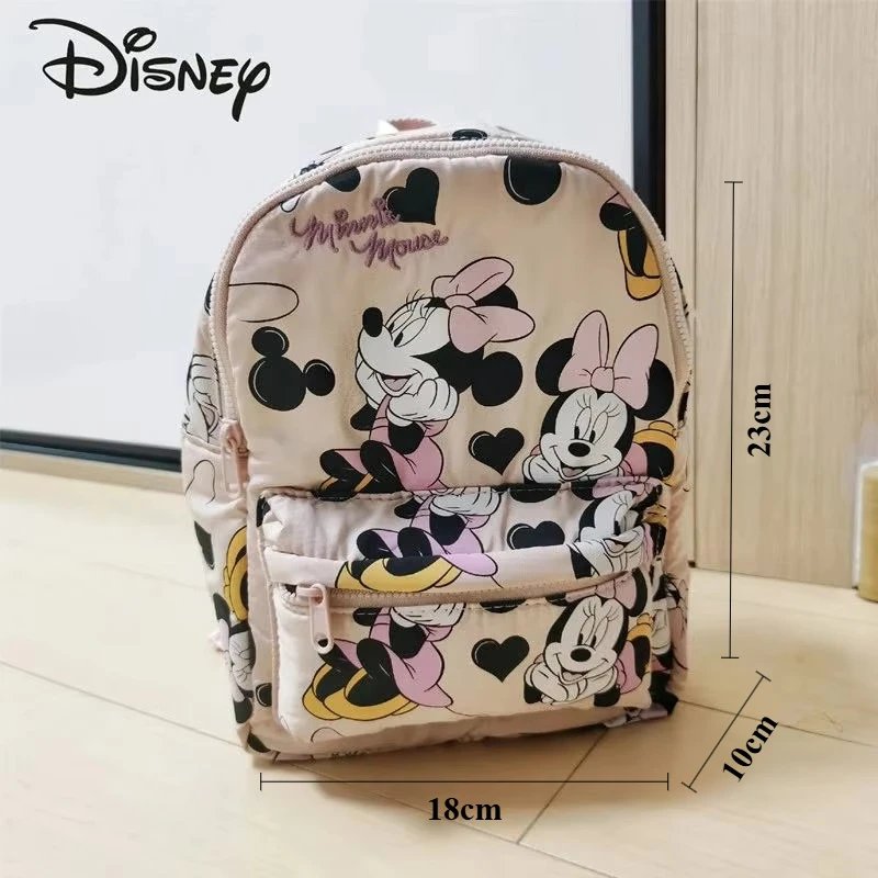 Disney Mickey Mouse Cartoon Fashion Backpack Women's Minnie Canvas School Bag Fashion Large Capacity Backpack Girls Mochila Disney Mickey Mouse Cartoon Fashion Backpack Women's Minnie Canvas School Bag Fashion Large Capacity Backpack Girls Mochila