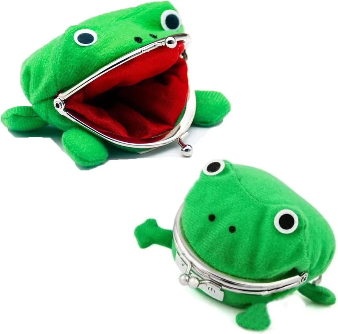 Plush Frog Coin Wallet Anime Ninja Wallet Halloween Role Playing Ninja Theme Party Gift