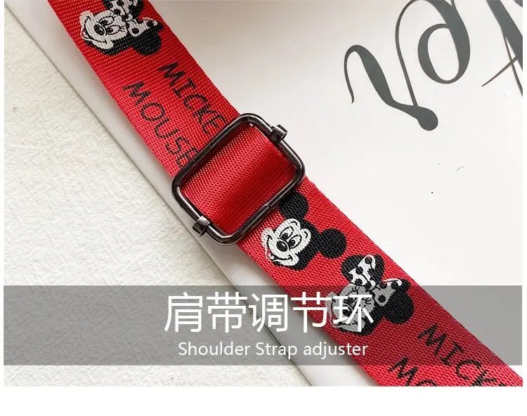 Disney Women's Bag Kids Bag Mickey Mouse Cartoon Pictures Shoulder Bags Cute Girl Messenger Bag Coin Purse Fashion Anime Gifts
