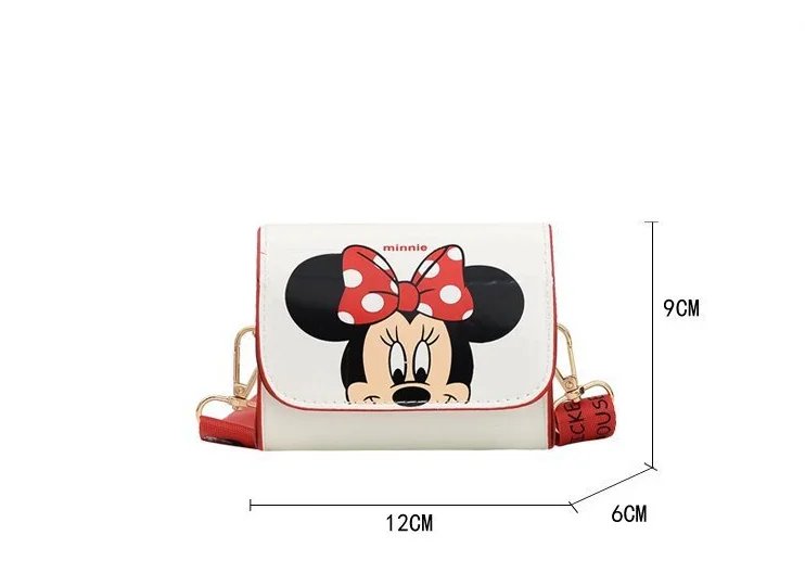 Disney Women's Bag Kids Bag Mickey Mouse Cartoon Pictures Shoulder Bags Cute Girl Messenger Bag Coin Purse Fashion Anime Gifts