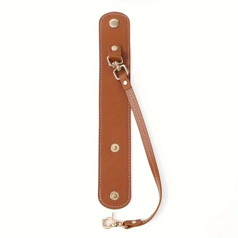Vintage Leather Glove Holder Strap With Clasp Leather Towel Holder For Handbag Glove Strap For Hat Outdoor Camping Women