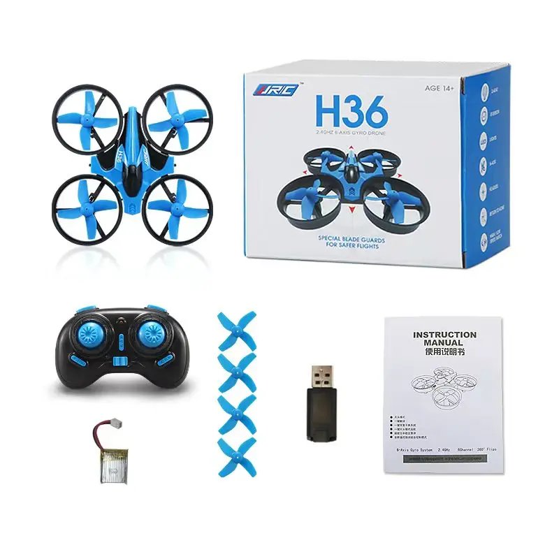 JJRC H36 Mini Rc Drone 4ch 6-Axis Headless Mode Helicopter 360&deg; Flip Remote Control Quadcopter Toy Mini Drone For Kids