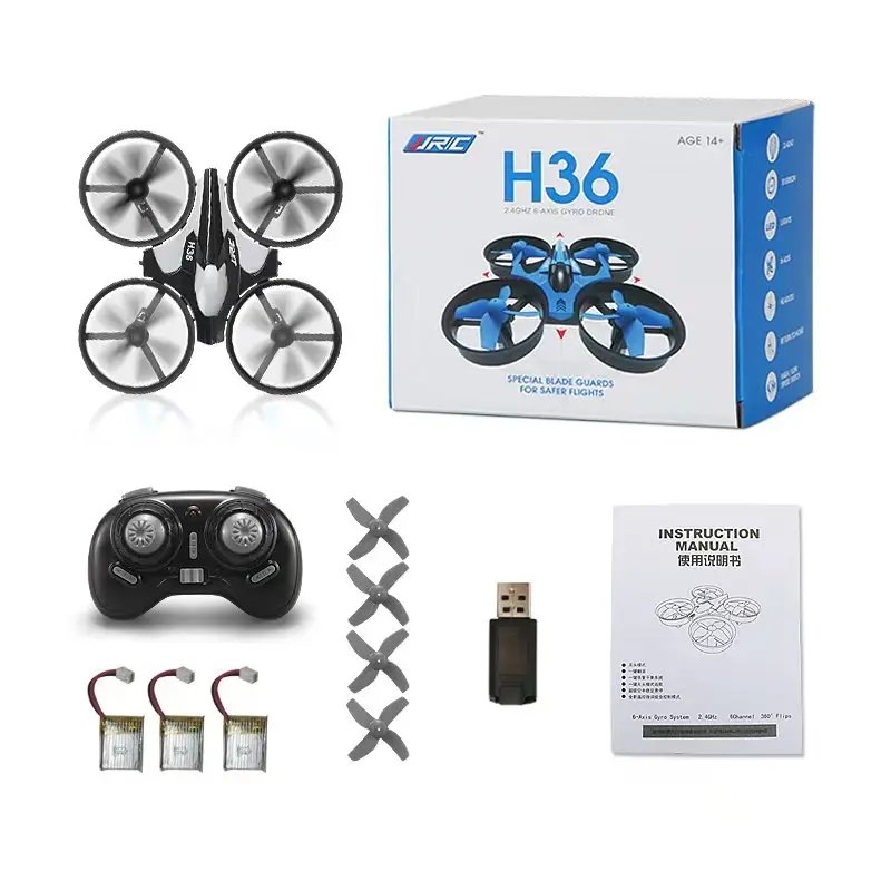 JJRC H36 Mini Rc Drone 4ch 6-Axis Headless Mode Helicopter 360&deg; Flip Remote Control Quadcopter Toy Mini Drone For Kids