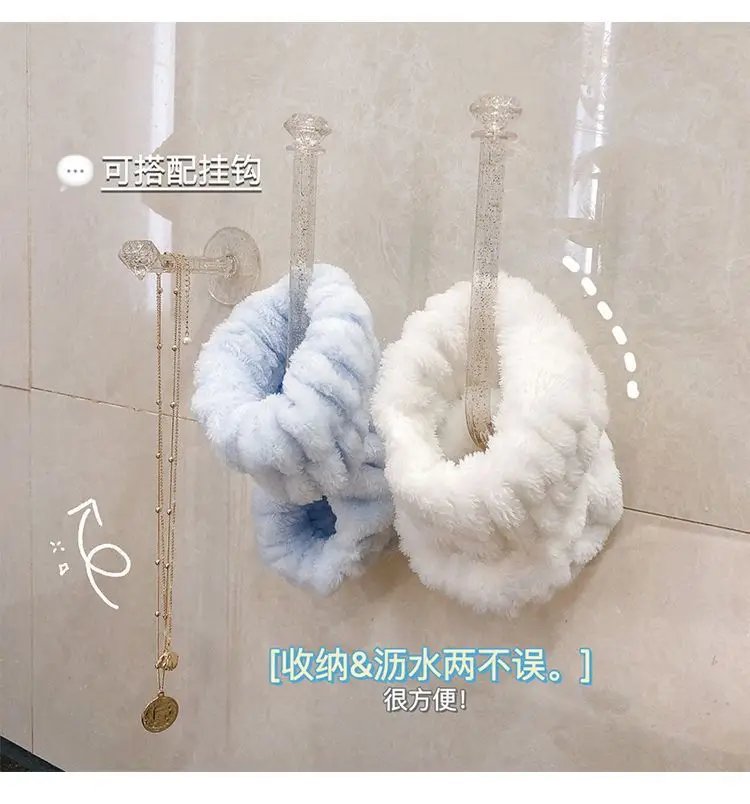 2Pcs One Pair Wash Face and Wrist Band Absorb Water Sports Sweat Wiping Bracelet Hairband Moisture Proof Sleeve Wrist Guard