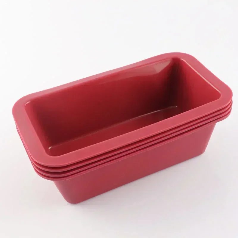 Silicone Baking Molds NonStick Rectangle Cake Pans Mini Loaf Pan Easy Release Bread Toast Mould Kitchen Accessories Pastry Tool