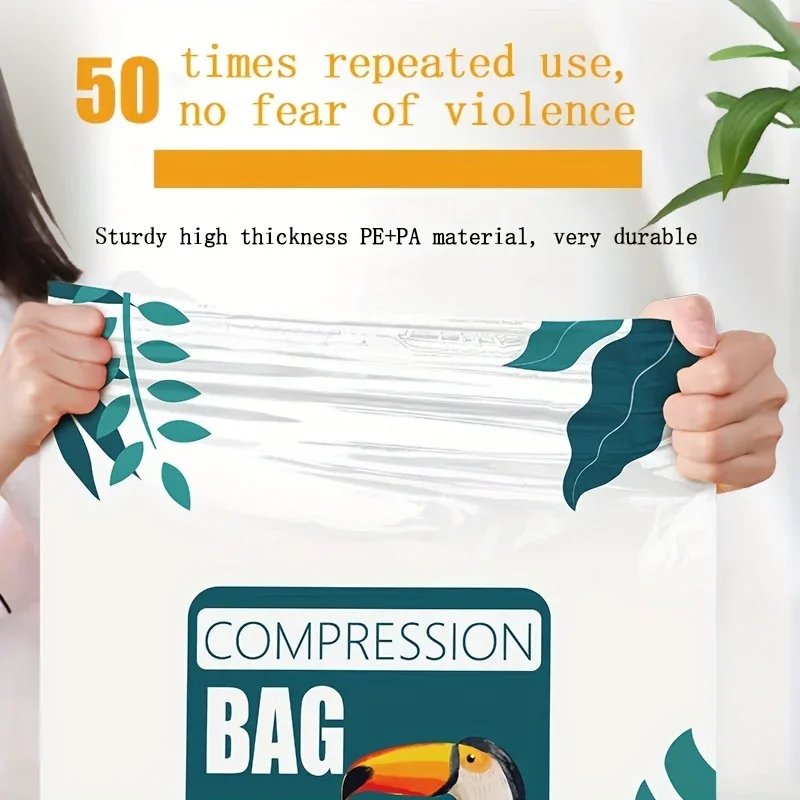 Large capacity vacuum compression bag Lightweight travel clothing bag Vacuum compression storage bag Clothes blankets dust bags